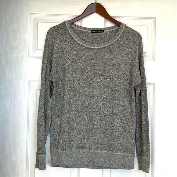 Harlowe & Graham Marbled Fleece Top - Picture 1 of 5